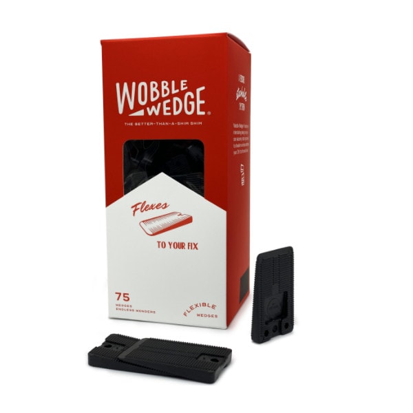 Wedge, Wobble , 75/Jar, Blk, Soft